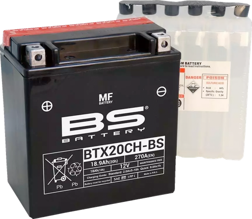 BS BATTERY - 300616 - Battery - BTX20CH-BS (YTX)
