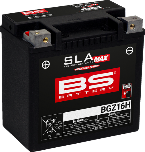 BS BATTERY - 300931 - Battery - BGZ16H (GYZ)