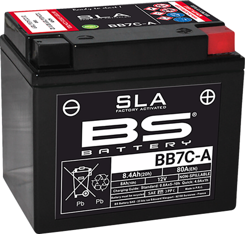 BS BATTERY - 300843 - Battery - BB7C-A (YB)