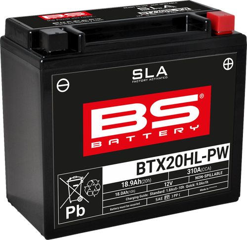 BS BATTERY - 300920 - Battery - BTX20HL-PW (YTX)