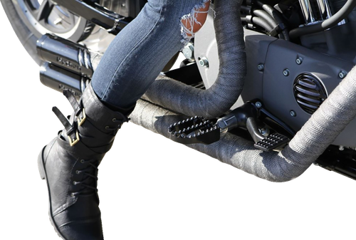 BURLY BRAND - B13-1009B - MX Foot Pegs - Driver/Passenger - Black