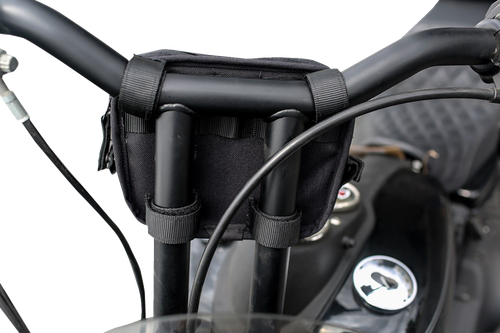 BURLY BRAND - B15-1012B - Handlebar Bag - Black Cordura