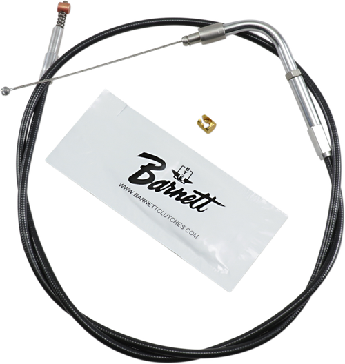 BARNETT - 101304001203 - Black Vinyl Idle Cable - +3" Size - 34" Length
