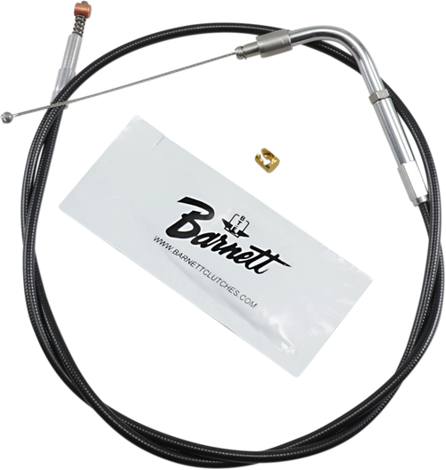 BARNETT - 101304001203 - Black Vinyl Idle Cable - +3" Size - 34" Length