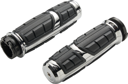 CIRO - 54003 - Grips - Chicane - Cable - Chrome