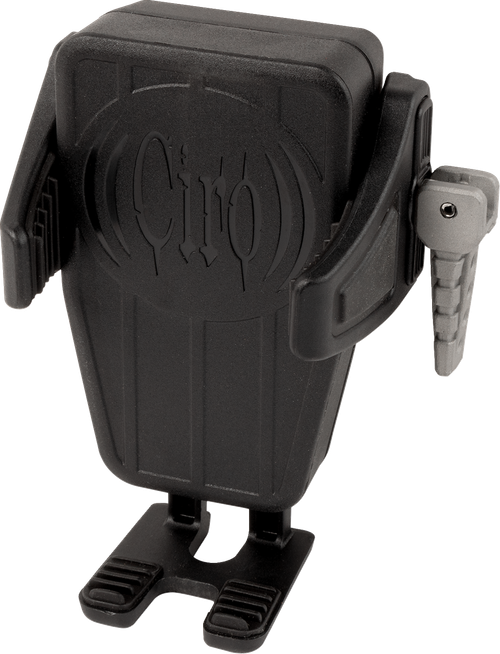 CIRO - 55311 - Gen 2 Cybercharger Phone Holder - Black - Black Offset Perch Mount