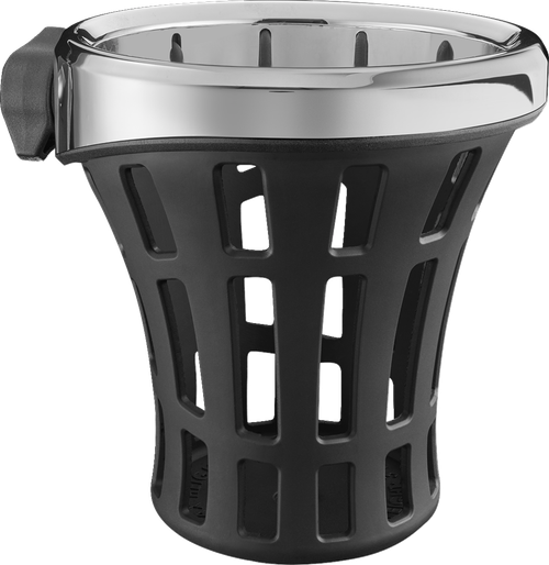 CIRO - 55822 - Gen 2 Drink Holder - Big Ass - Chrome - Passenger - Chrome Mount