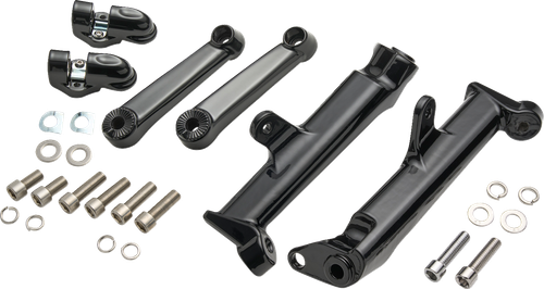 CIRO - 60121 - Frame Mounted Adjustable Highway Peg Mount - Standard - Black