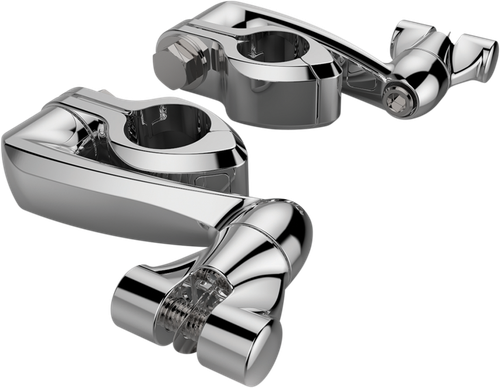 CIRO - 60004 - Pinless Clamp - Chrome - 4" Extension