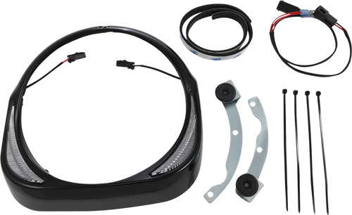 CIRO - 45211 - Headlight Bezel - Black