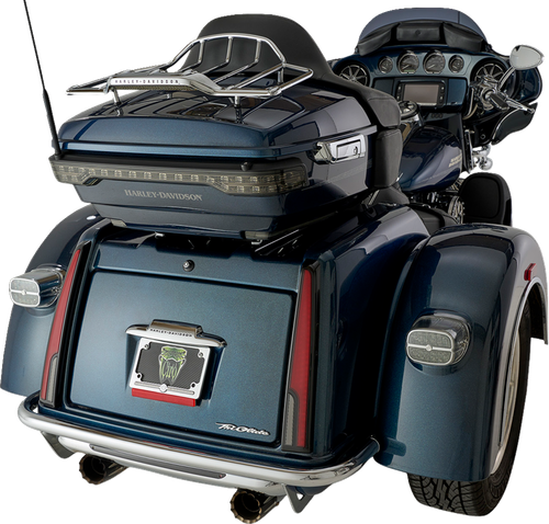 CIRO - 40086 - Taillight - LED - Red Lens - Black - Tri Glide