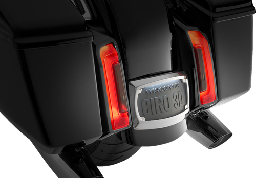 CIRO - 40500 - License Plate Frame - LED - Curved - Chrome