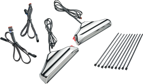 CIRO - 40120 - Fork Lights - Chrome - '14-'25 Harley-Davidson