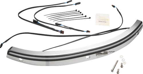 CIRO - 12000 - Solaire LED Windshield Trim - Chrome