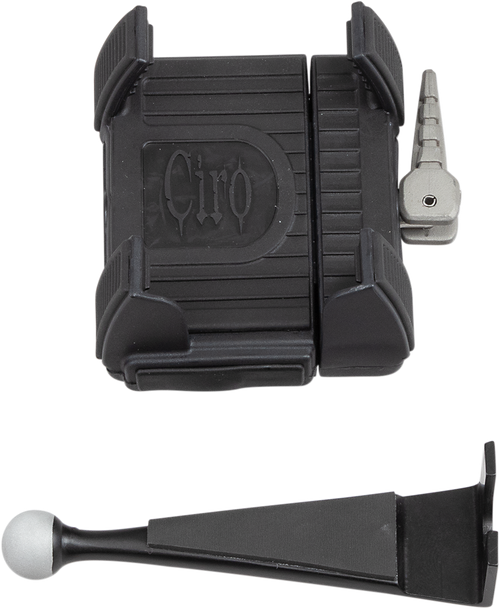 CIRO - 50316 - Smartphone/GPS Holder - w/o Charger - Black