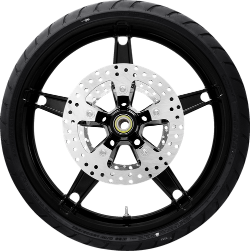 COASTAL MOTO - PKG-DAY213SB-24ABST - Daytona Front Wheel - Black (21") | Rotor (12.6) | Dunlop AE Tire (130/60B21)