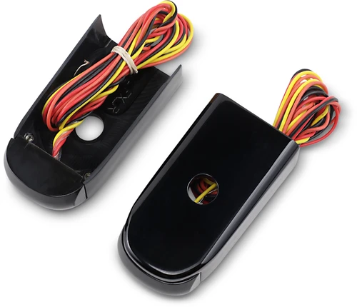 ALLOY ART - SSL-LG-2B - Strut Light - LED - Smoke/Red Black FXLR