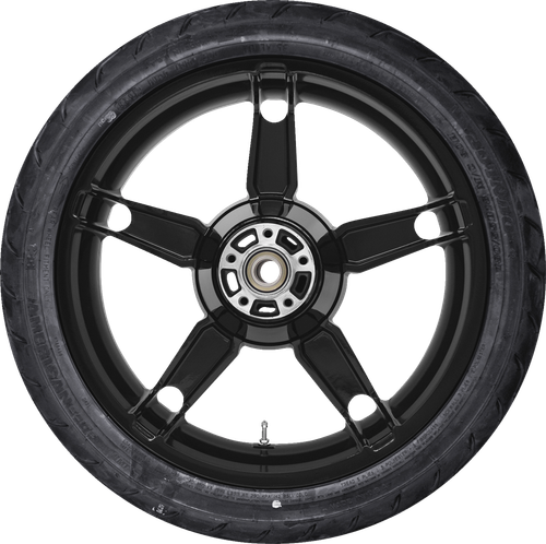 COASTAL MOTO - PKG2-DAY185SB-ABST - Daytona Rear Wheel - Black (18") | Dunlop AE Tire (180/55B18)
