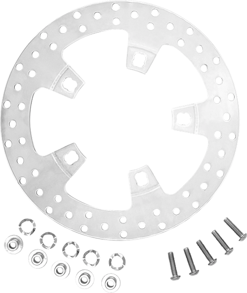 COASTAL MOTO - CM-FR-320P - Brake Rotor - 320 mm - Front - Polished - '24 FLHX/FLTR
