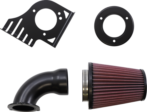 COBRA - 606-0101-06B-SB - Cone Air Intake - Black - Touring/Trike