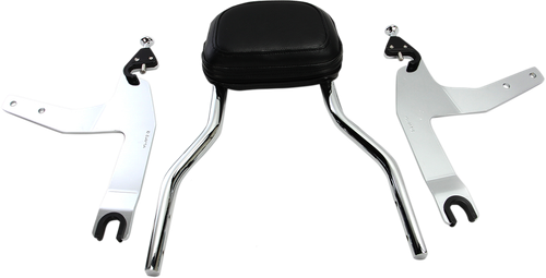 COBRA - 602-2002 - Backrest Kit - 14" - Chrome - Softail