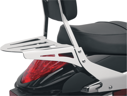 COBRA - 02-3600 - Sissy Bar Luggage Rack - Chrome - Formed
