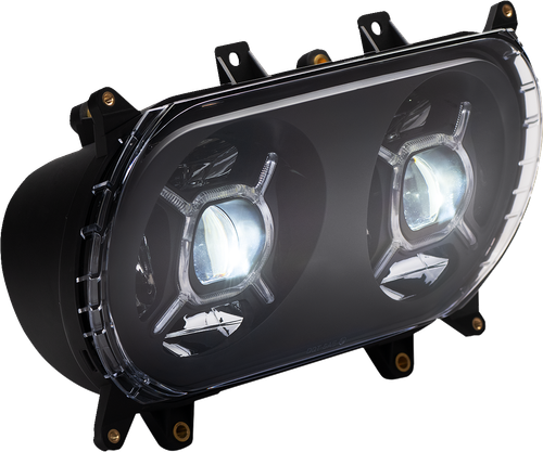 CUSTOM DYNAMICS - CD-RG-H-B - LED Headlight - Black - FLTR