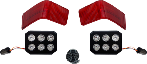 CUSTOM DYNAMICS - CD-TP-13-R - LED Light - Tour-Pak - Red