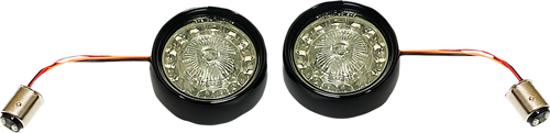 CUSTOM DYNAMICS - PBBB-RR-1157BS - Turn Signal Insert - Red/Smoke