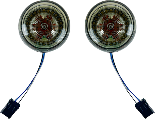CUSTOM DYNAMICS - PB-AW-25JAE-S - ProBeam Front Turn Signal Inserts - LED - Smoke Lens