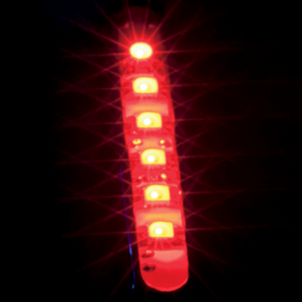 CUSTOM DYNAMICS - MS6REDC - Magic Spot - Red - Chrome