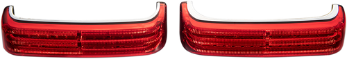 CUSTOM DYNAMICS - PB-SB-HD-CR - Saddlebag Lights - Chrome/Red