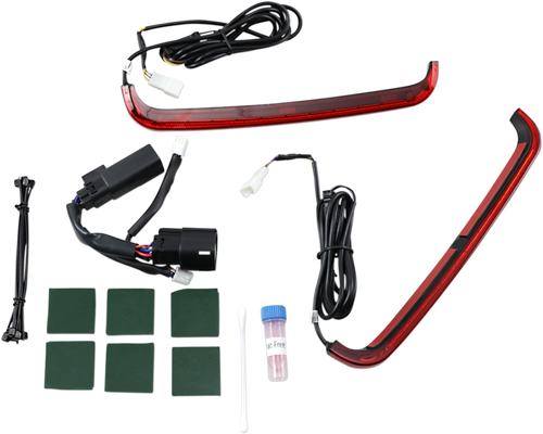 CUSTOM DYNAMICS - CD-LP-SS6-R - Saddlebag Lights - '10-'13 - Red Lens