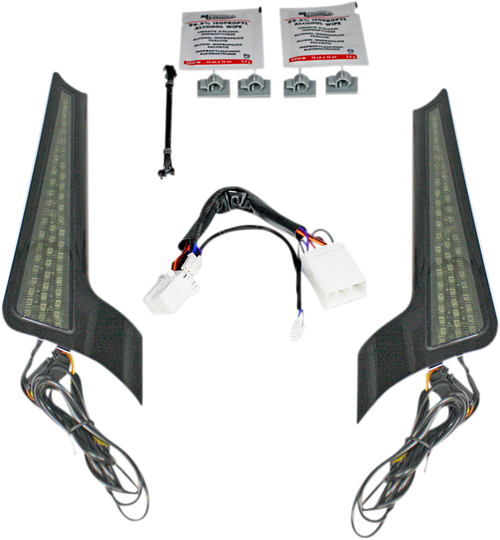 CUSTOM DYNAMICS - CD-FASCIA-HD-SB - Fascia LED Light Panels - Black/Smoke