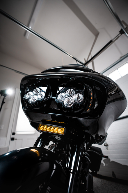 CUSTOM DYNAMICS - RG-LB-Y-KIT - LED Light Bar - Yellow Lens - Road FLTR
