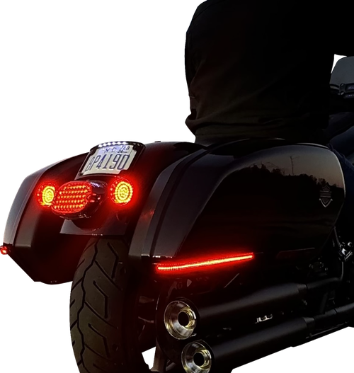 CUSTOM DYNAMICS - CD-LRST-BAG-SB - Saddlebag Lights - LED - Smoke Lens