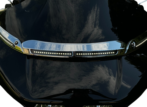 CUSTOM DYNAMICS - CD-RG-CV-W-C - LED Windshield Trim - Chrome