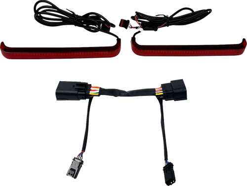 CUSTOM DYNAMICS - CD-LP-23-R - LED Saddlebag Light - Low-Profile - Red