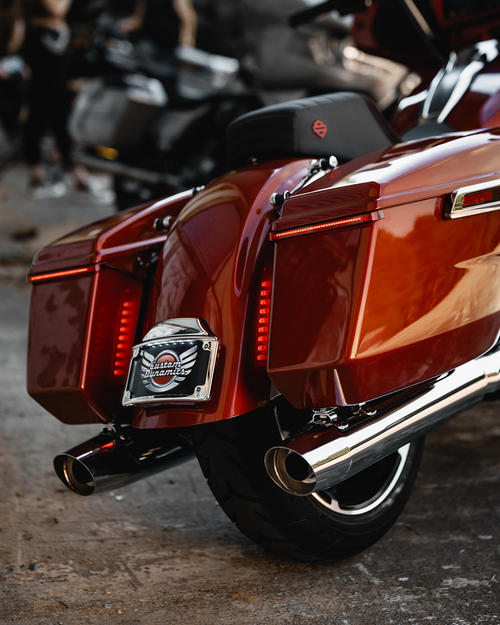 CUSTOM DYNAMICS - CD-LP-23-R - LED Saddlebag Light - Low-Profile - Red