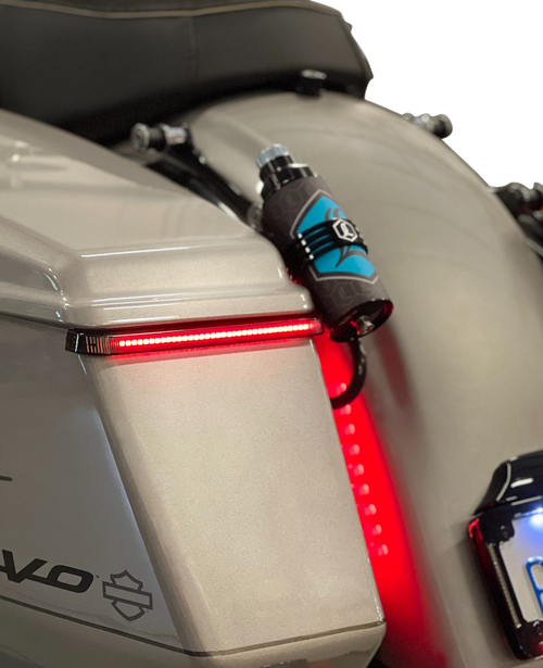 CUSTOM DYNAMICS - CD-LP-23-S - LED Saddlebag Light - Low-Profile - Smoke