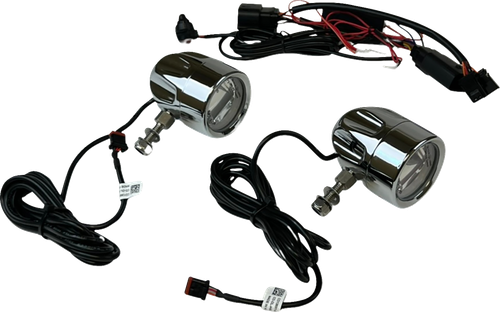 CUSTOM DYNAMICS - PB-FOG-23-C - LED Fog Light - Halo - Chrome