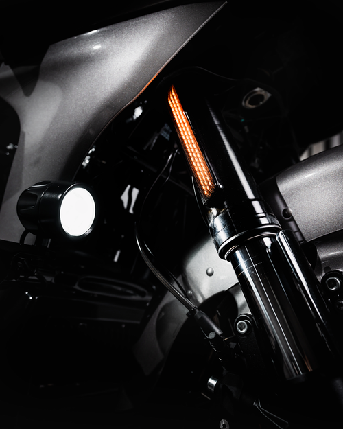 CUSTOM DYNAMICS - PB-FOG-23-B - LED Fog Light - Halo - Black