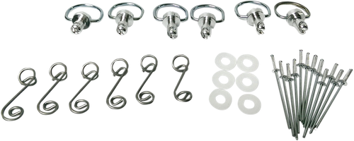 CYCLE PERFORMANCE PROD. - CPP/9031 - D-Ring Kit - Silver Springs