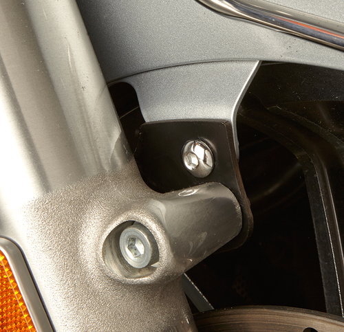 CYCLE VISIONS - CV2014-21B - Fender Riser - Black Powder-coat