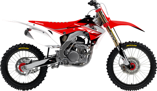 D'COR VISUALS - 20-10-442 - Graphic Kit - Cor 9 Honda - CRF 250/450 '17-'18