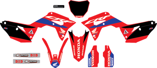 D'COR VISUALS - 20-10-611 - Graphic Kit - HRC Honda - CRF250R