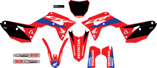 D'COR VISUALS - 20-10-621 - Graphic Kit - HRC Honda - CRF250R