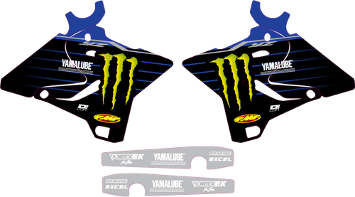 D'COR VISUALS - 10-50-232 - Graphic Kit - '22 Star Yamaha - YZ 125/250 '15-'21