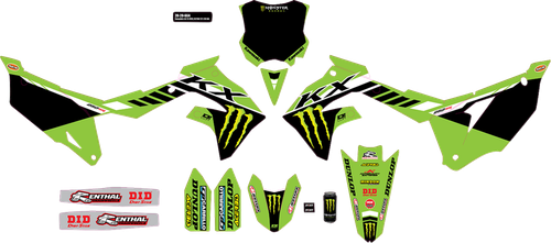D'COR VISUALS - 20-20-664 - Graphic Kit - '24 Monster Energy - KX 250