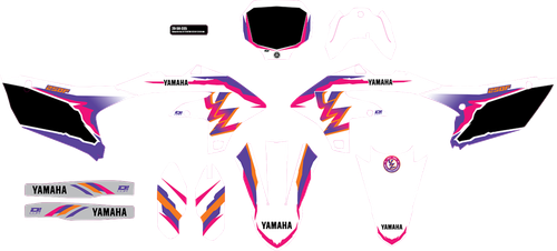 D'COR VISUALS - 20-50-335 - Graphic Kit - '93 YZ Retro - YZ 250 F '24-'26